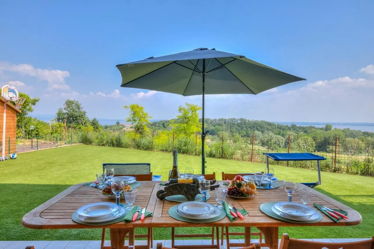 Villa Teresa Apt Lake Garda View - Happy Rentals Soiano Del Lago 0*,